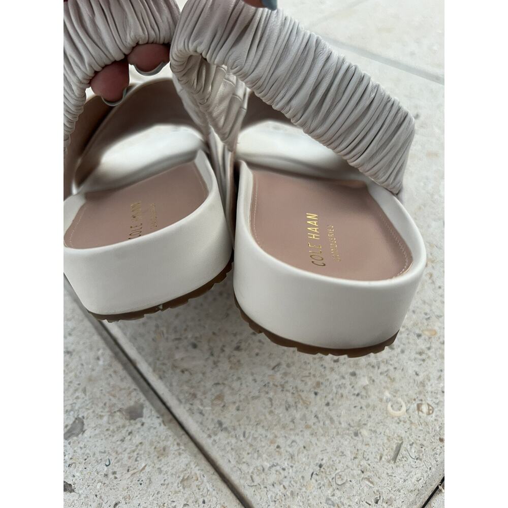 Cole Haan Size 9.5 Morena Sandal White Ivory Ankle Strap Grand Series 360 - Picture 5 of 10